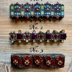 Vintage Medieval/Gothic-Style Stretch Bracelets
